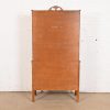 Romweber French Provincial Louis XV Burl Wood Breakfront Bookcase Cabinet, Circa 1920s - Image 9