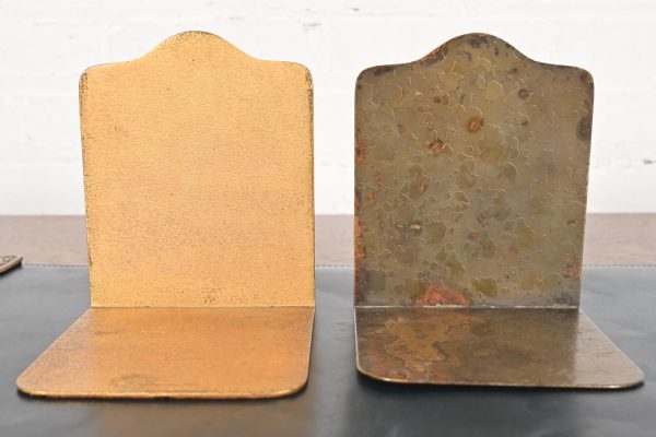 Tiffany Studios New York Bronze Doré Zodiac Bookends, Circa 1910 - Image 6