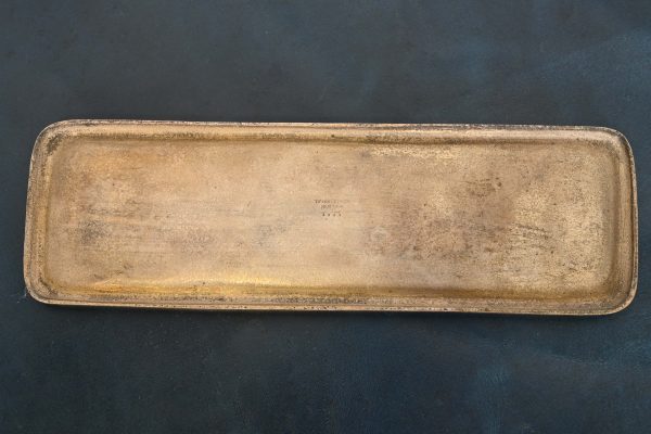 Tiffany Studios New York Zodiac Pattern Bronze Doré Pen Tray - Image 9