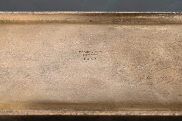 Tiffany Studios New York Zodiac Pattern Bronze Doré Pen Tray - Image 10