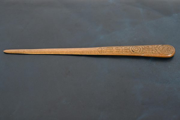 Tiffany Studios New York Zodiac Bronze Doré Letter Opener - Image 2