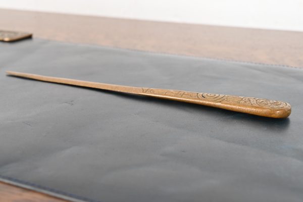 Tiffany Studios New York Zodiac Bronze Doré Letter Opener - Image 5