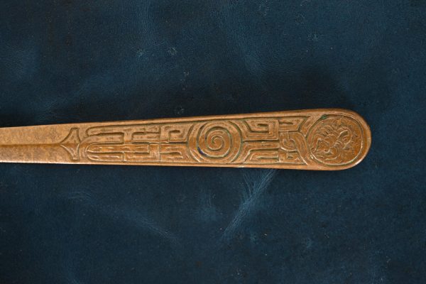 Tiffany Studios New York Zodiac Bronze Doré Letter Opener - Image 8