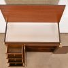 Paul McCobb Connoisseur Collection Mahogany and Brass Lift Top Bar Cabinet, Newly Refinished - Image 7