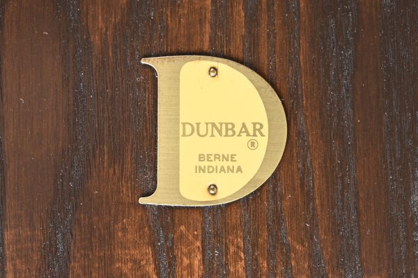 Roger Sprunger for Dunbar Mid-Century Modern Oak and Chrome Extension Dining Table, Newly Refinished - Image 10