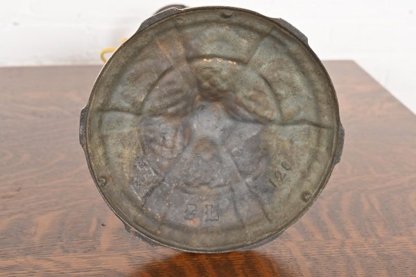 Antique Art Nouveau Slag Glass Table Lamp in the Manner of Handel, Circa 1920s - Image 10