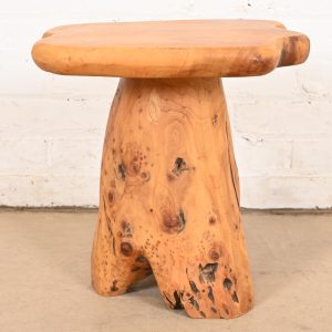 Organic Modern Burl Root Occasional Side Table