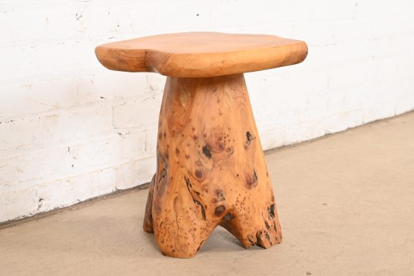 Organic Modern Burl Root Occasional Side Table - Image 3