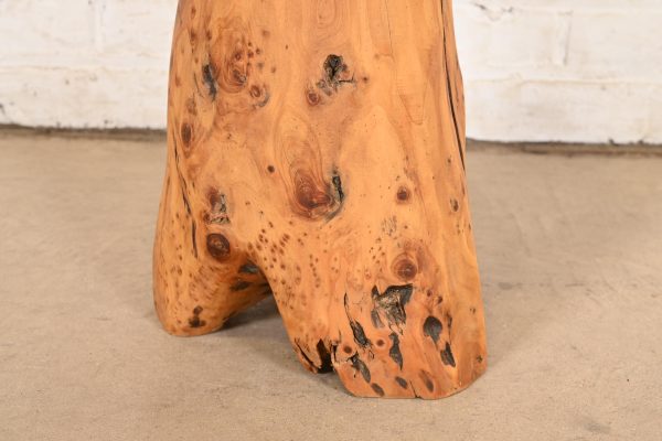 Organic Modern Burl Root Occasional Side Table - Image 5