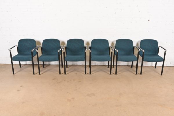 Herman Miller Modern Stacking Armchairs, Set of Six - Image 3