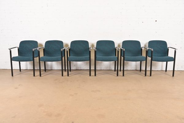 Herman Miller Modern Stacking Armchairs, Set of Six - Image 2