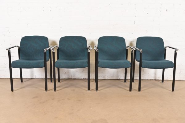 Herman Miller Modern Stacking Armchairs, Set of Four - Image 2