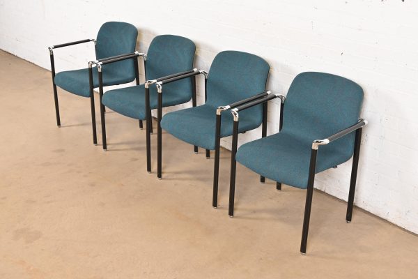 Herman Miller Modern Stacking Armchairs, Set of Four - Image 4