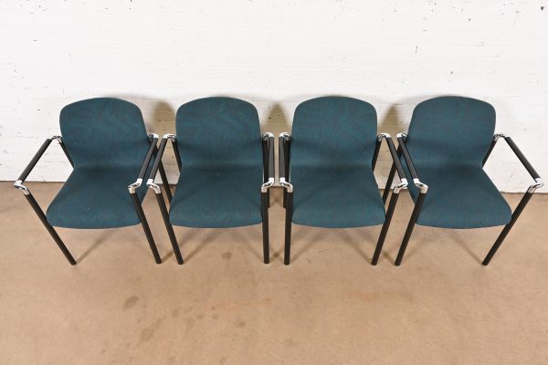 Herman Miller Modern Stacking Armchairs, Set of Four - Image 5