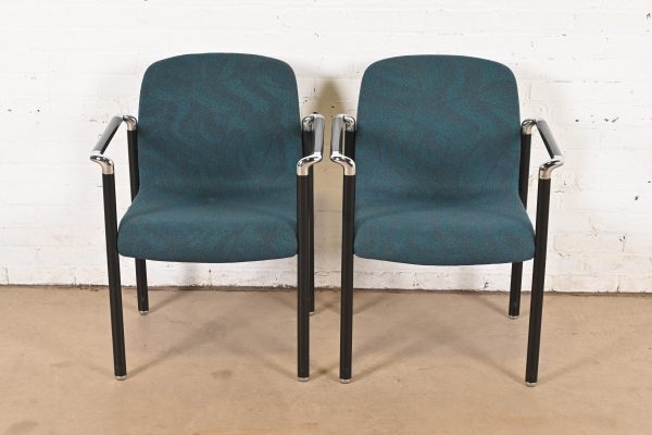 Herman Miller Modern Stacking Armchairs, Pair - Image 3