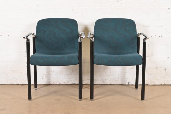 Herman Miller Modern Stacking Armchairs, Pair - Image 2