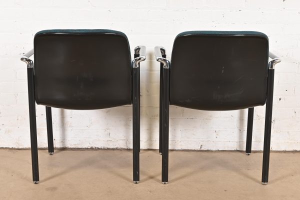 Herman Miller Modern Stacking Armchairs, Pair - Image 8