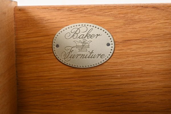 Michael Taylor for Baker Furniture Hollywood Regency Chinoiserie Carved Walnut Dresser Chest, Circa 1970s - Image 7