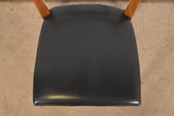 Paul McCobb for Calvin Furniture Mid-Century Modern Sculpted Walnut Dining Chair or Side Chair, 1950s - Image 6