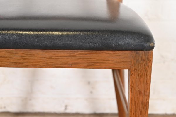 Paul McCobb for Calvin Furniture Mid-Century Modern Sculpted Walnut Dining Chair or Side Chair, 1950s - Image 8