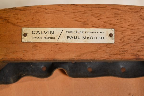 Paul McCobb for Calvin Furniture Mid-Century Modern Sculpted Walnut Dining Chair or Side Chair, 1950s - Image 11