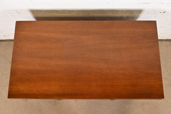 Henredon French Provincial Louis XV Carved Walnut Buffet Server or Bar Cabinet, Circa 1960s - Image 8