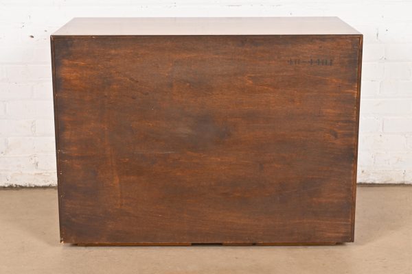 Henredon French Provincial Louis XV Carved Walnut Chest of Drawers, Circa 1960s - Image 11