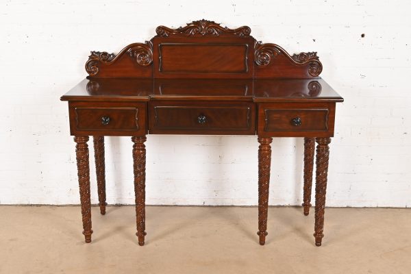 Ralph Lauren British Colonial Carved Mahogany Sideboard Buffet or Console Table - Image 2