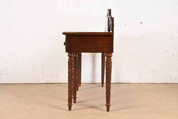 Ralph Lauren British Colonial Carved Mahogany Sideboard Buffet or Console Table - Image 10