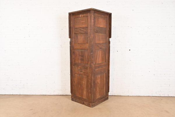 Signed Herter Brothers Eastlake Victorian Carved Mahogany Corner Cabinet, Circa 1890s - Image 9