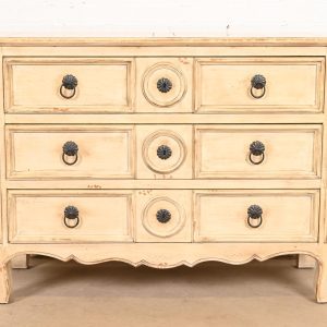 Baker Furniture French Regency Louis XVI Painted Dresser or Chest of Drawers