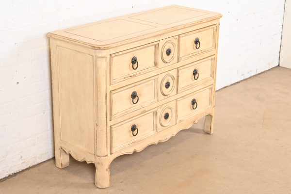 Baker Furniture French Regency Louis XVI Painted Dresser or Chest of Drawers - Image 4