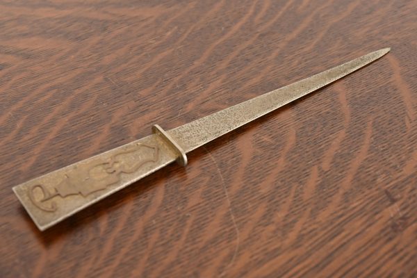 Silver Crest Arts & Crafts Bronze Letter Opener - Image 2