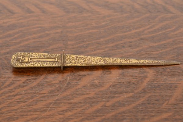 Silver Crest Arts & Crafts Bronze Letter Opener - Image 3
