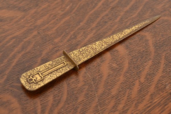 Silver Crest Arts & Crafts Bronze Letter Opener - Image 2