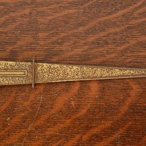 Silver Crest Arts & Crafts Bronze Letter Opener