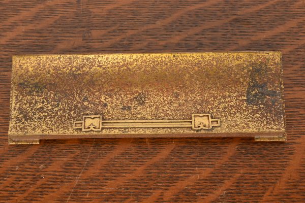 Silver Crest Arts & Crafts Bronze Pen Tray