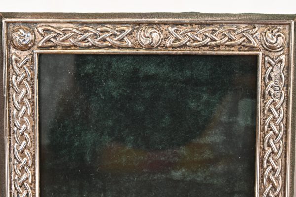 Tiffany & Co. Style Celtic Knot Sterling Silver Picture Frame - Image 6