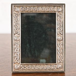 Tiffany & Co. Style Celtic Knot Sterling Silver Picture Frame