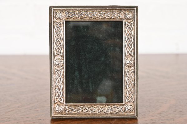 Tiffany & Co. Style Celtic Knot Sterling Silver Picture Frame