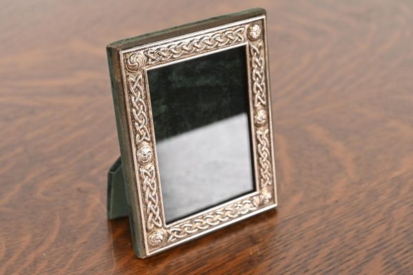 Tiffany & Co. Style Celtic Knot Sterling Silver Picture Frame - Image 4