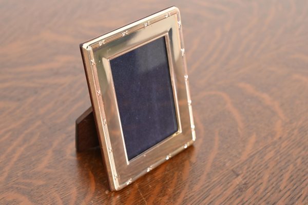 Tiffany & Co. Style Art Deco Sterling Silver Picture Frame