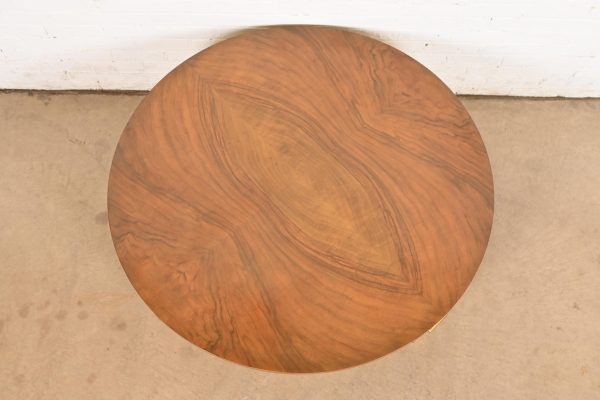 Baker Furniture French Regency Louis XVI Burled Walnut Coffee Table or Cocktail Table, Circa 1960s - Image 6