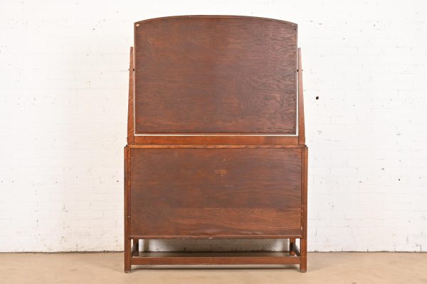 Limbert Antique Mission Oak Arts & Crafts Vanity Dresser With Mirror, Circa 1900 - Image 10