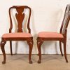 Baker Furniture Queen Anne Carved Mahogany Dining Chairs, Set of Six - Image 6