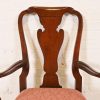 Baker Furniture Queen Anne Carved Mahogany Dining Chairs, Set of Six - Image 8