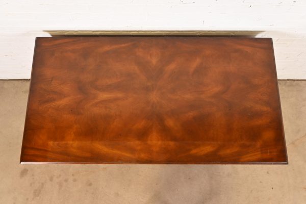 Ralph Lauren Style American Empire Flame Mahogany Chest of Drawers With Lion Paw Feet - Image 9