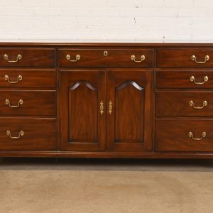 Henkel Harris Georgian Solid Mahogany Dresser or Credenza