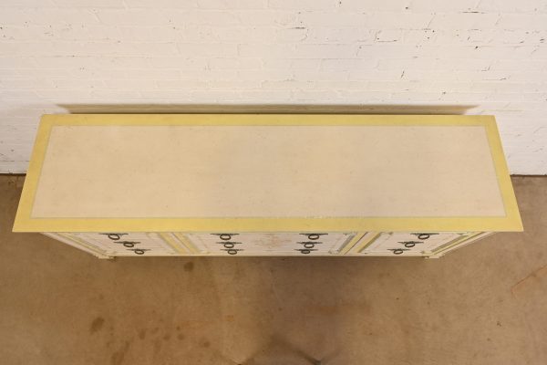 John Widdicomb French Regency Louis XVI Painted Triple Dresser, Circa 1960s - Image 9