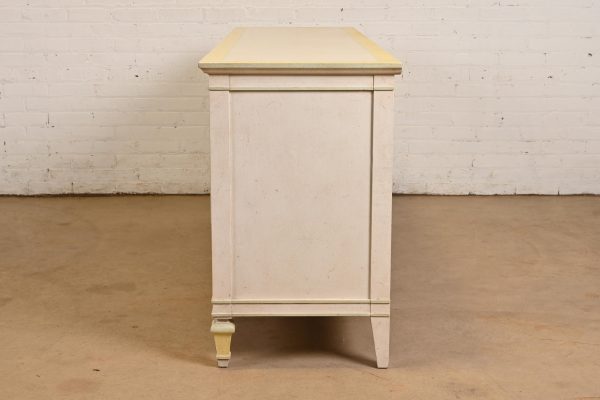 John Widdicomb French Regency Louis XVI Painted Triple Dresser, Circa 1960s - Image 10